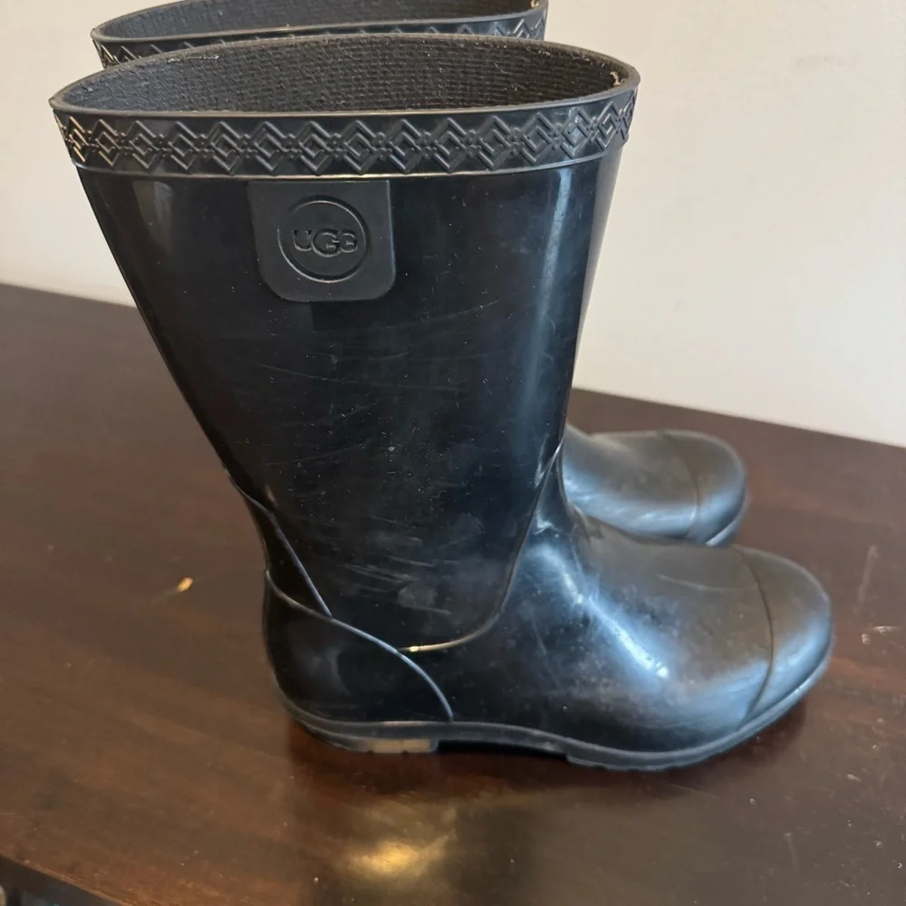UGG Black Winter & Rain Boots